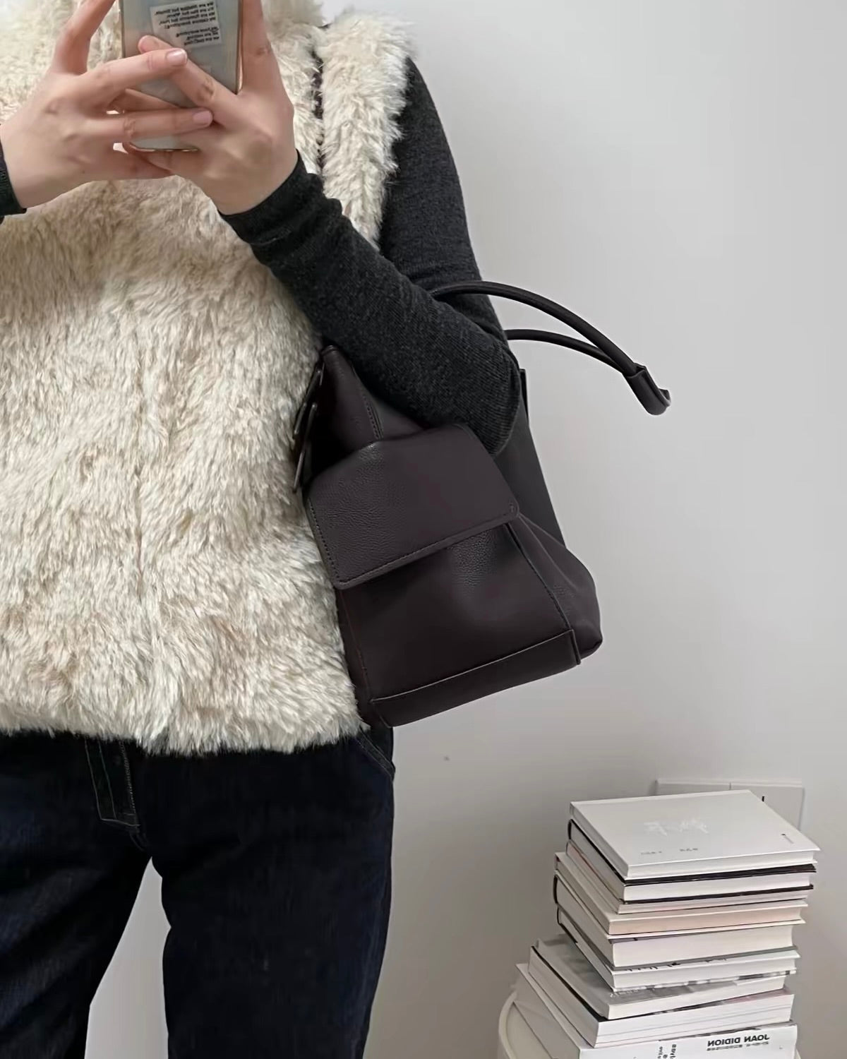 Large Bucket Shoulder Bag