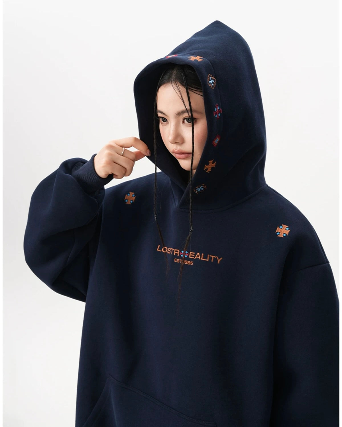 "Lost Reality" Embroidered Hoodie