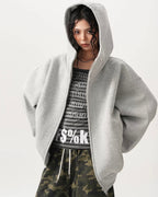 Premium Oversized Zip-Up Hoodie