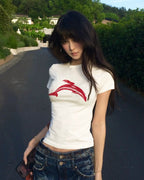 Red Dolphin Slim T-Shirt