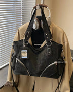 Vintage Large Capacity Shoulder Bag
