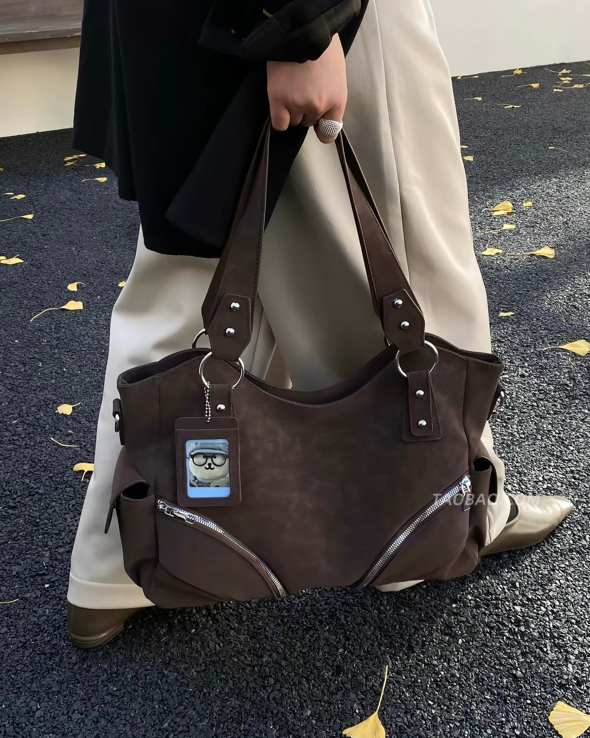 Vintage Large Capacity Shoulder Bag