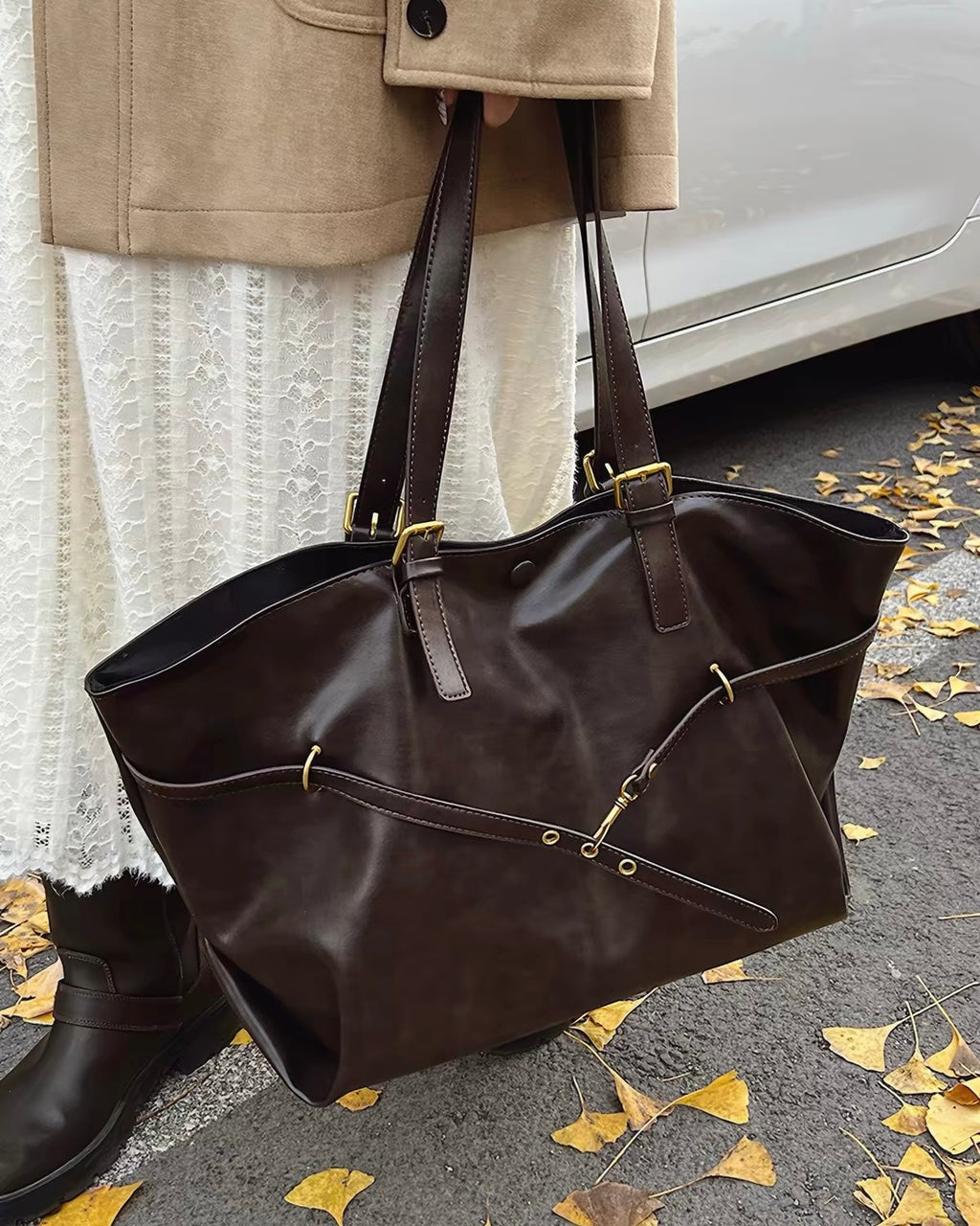 Vintage Oversized Tote Bag