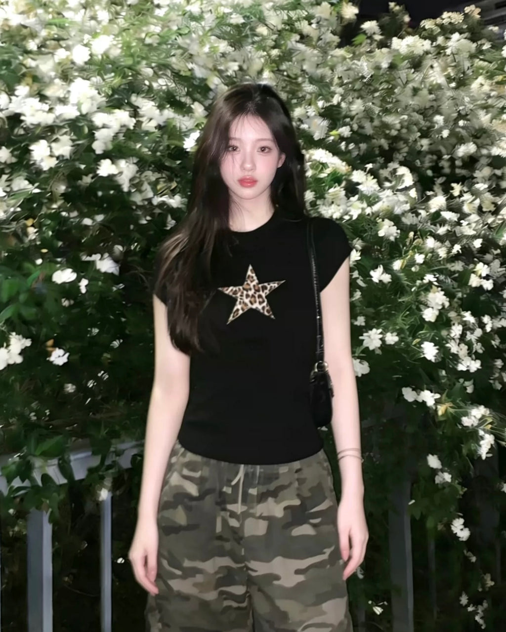 Leopard Star Slim T-Shirt