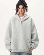 Half-Zip Oversized Hoodie