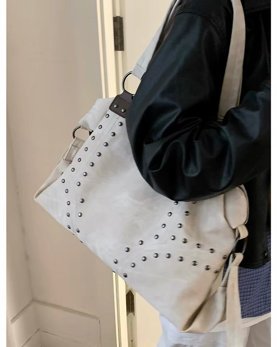 Vintage Stud Shoulder Bag