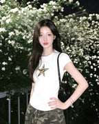 Leopard Star Slim T-Shirt