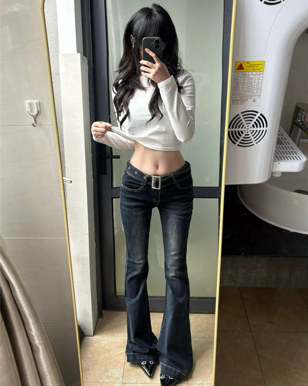 Dark Wash Flared Jeans