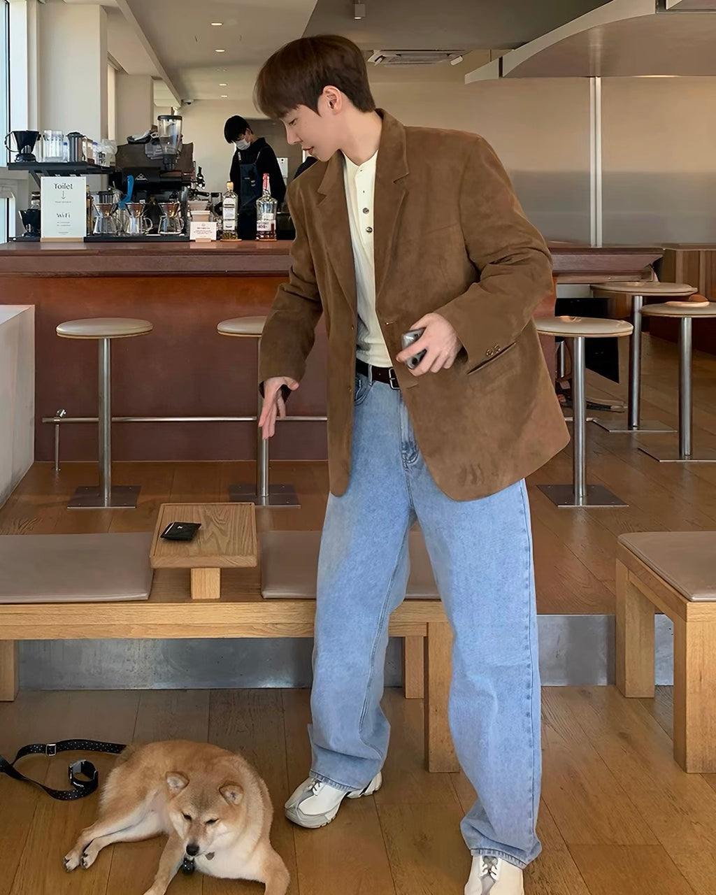 Suede Blazer