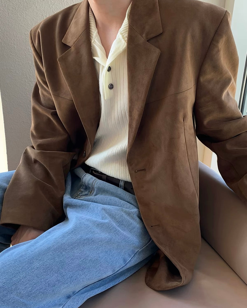 Suede Blazer