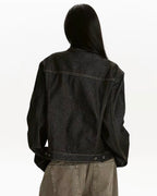 Black Oversized Denim Jacket