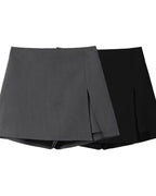 Side Slit Mini Skirt