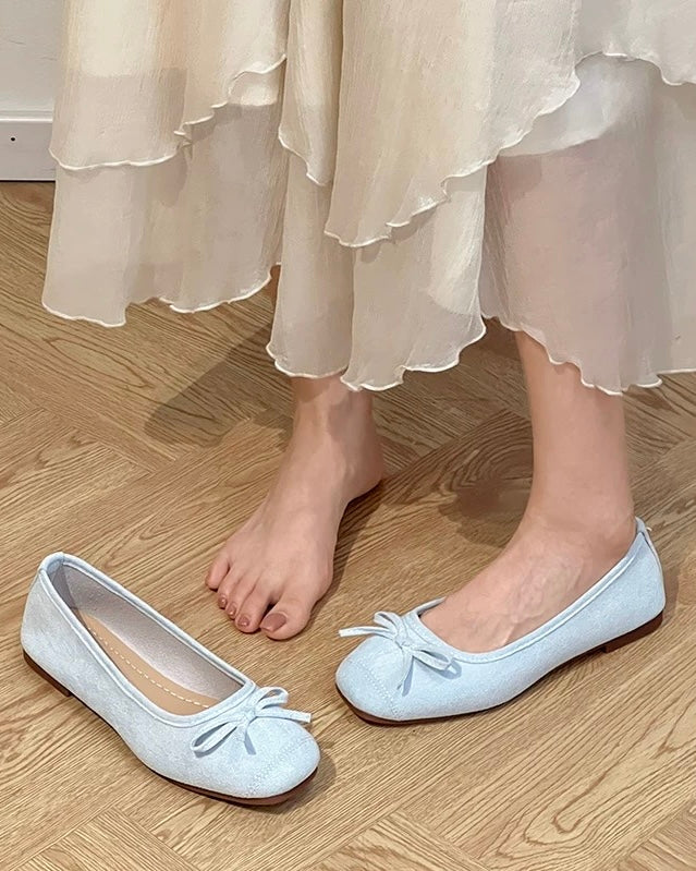 Ribbon Ballet Flats