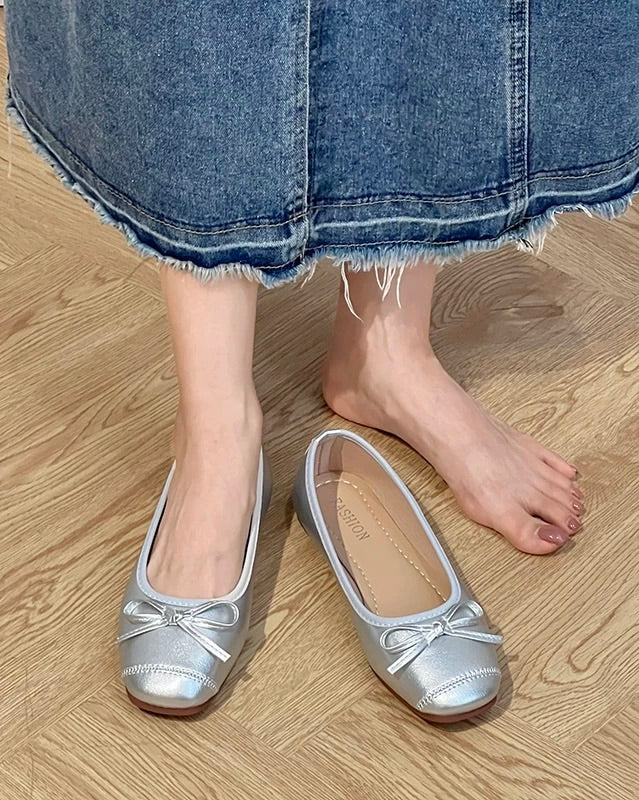 Ribbon Ballet Flats