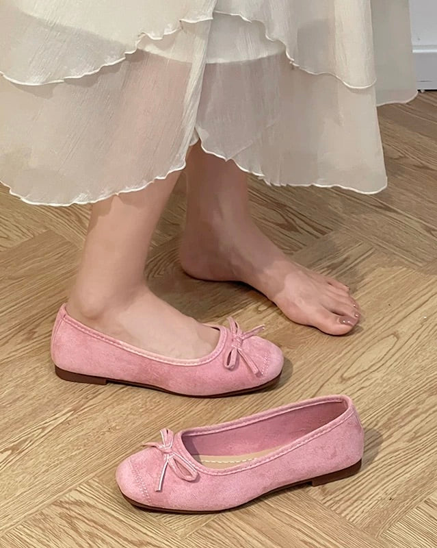 Ribbon Ballet Flats