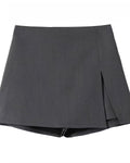 Side Slit Mini Skirt