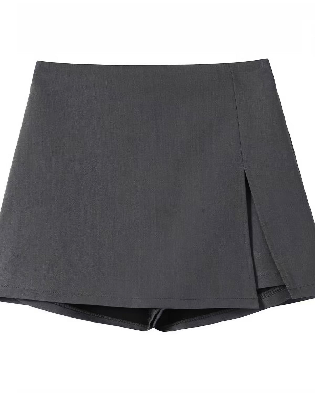 Side Slit Mini Skirt
