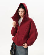 Oversized Zip-Up Hoodie