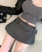 Belted Mini Skort
