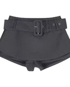Belted Mini Skort