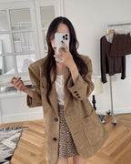 Suede Blazer