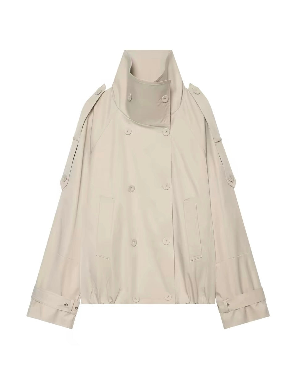 High Collar Utility Jacket