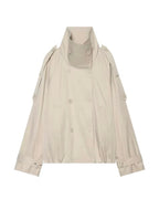 High Collar Utility Jacket