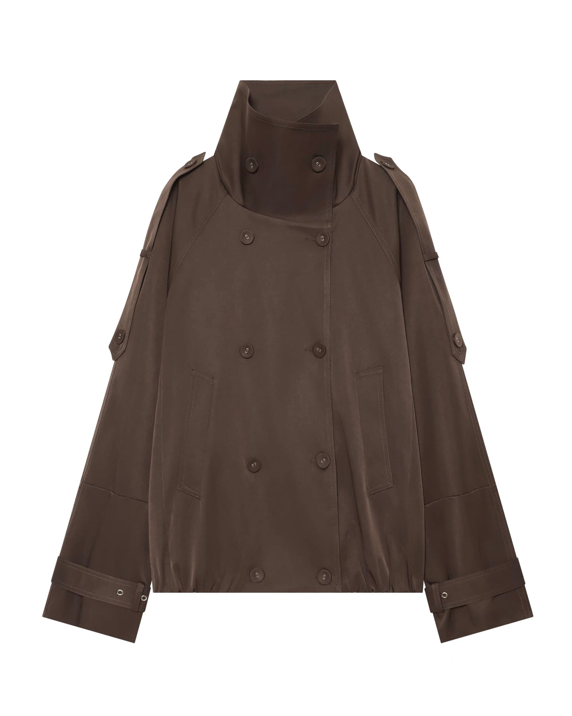 High Collar Utility Jacket