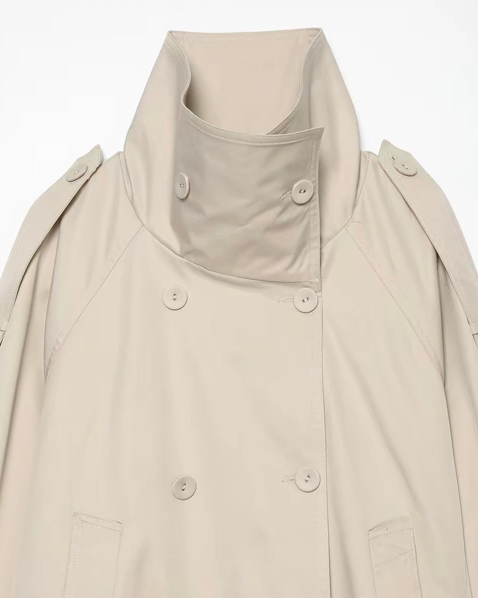 High Collar Utility Jacket