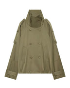 High Collar Utility Jacket
