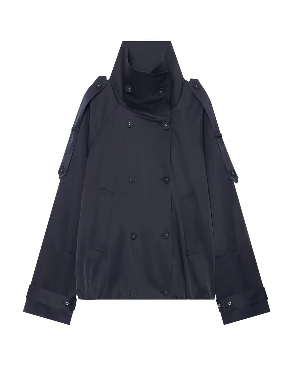 High Collar Utility Jacket