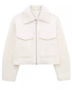 Bouclé Zip Jacket