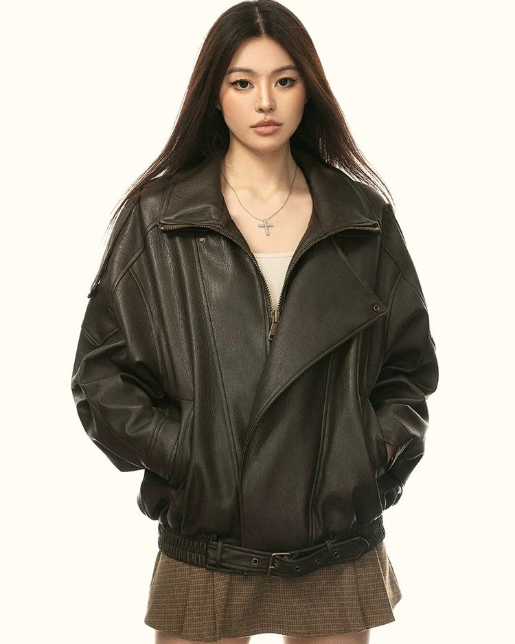Classic Leather Jacket – Effortless Cool Look