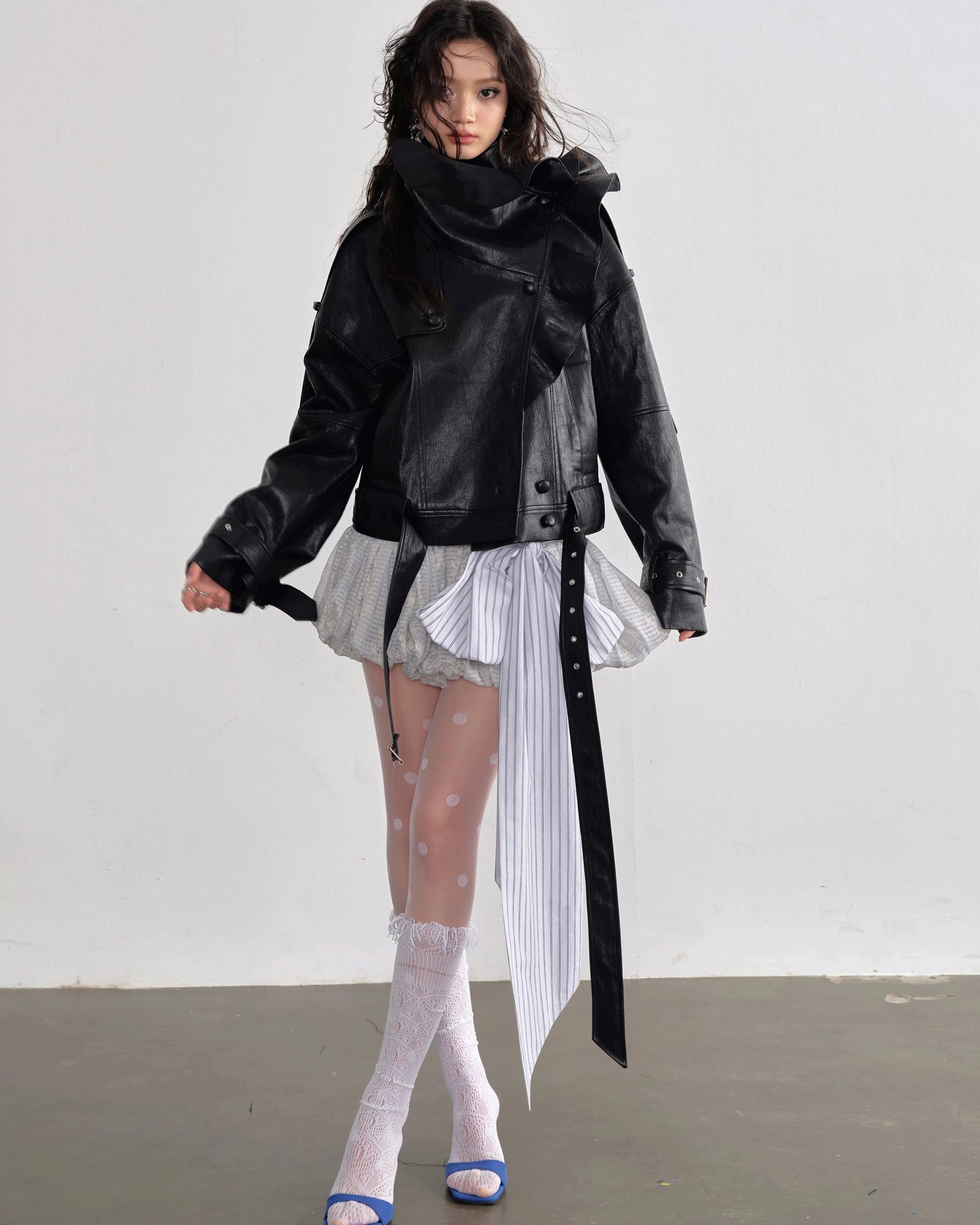 Statement Leather Jacket – Bold & Chic Style