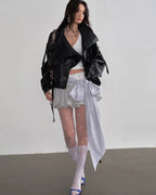 Statement Leather Jacket – Bold & Chic Style
