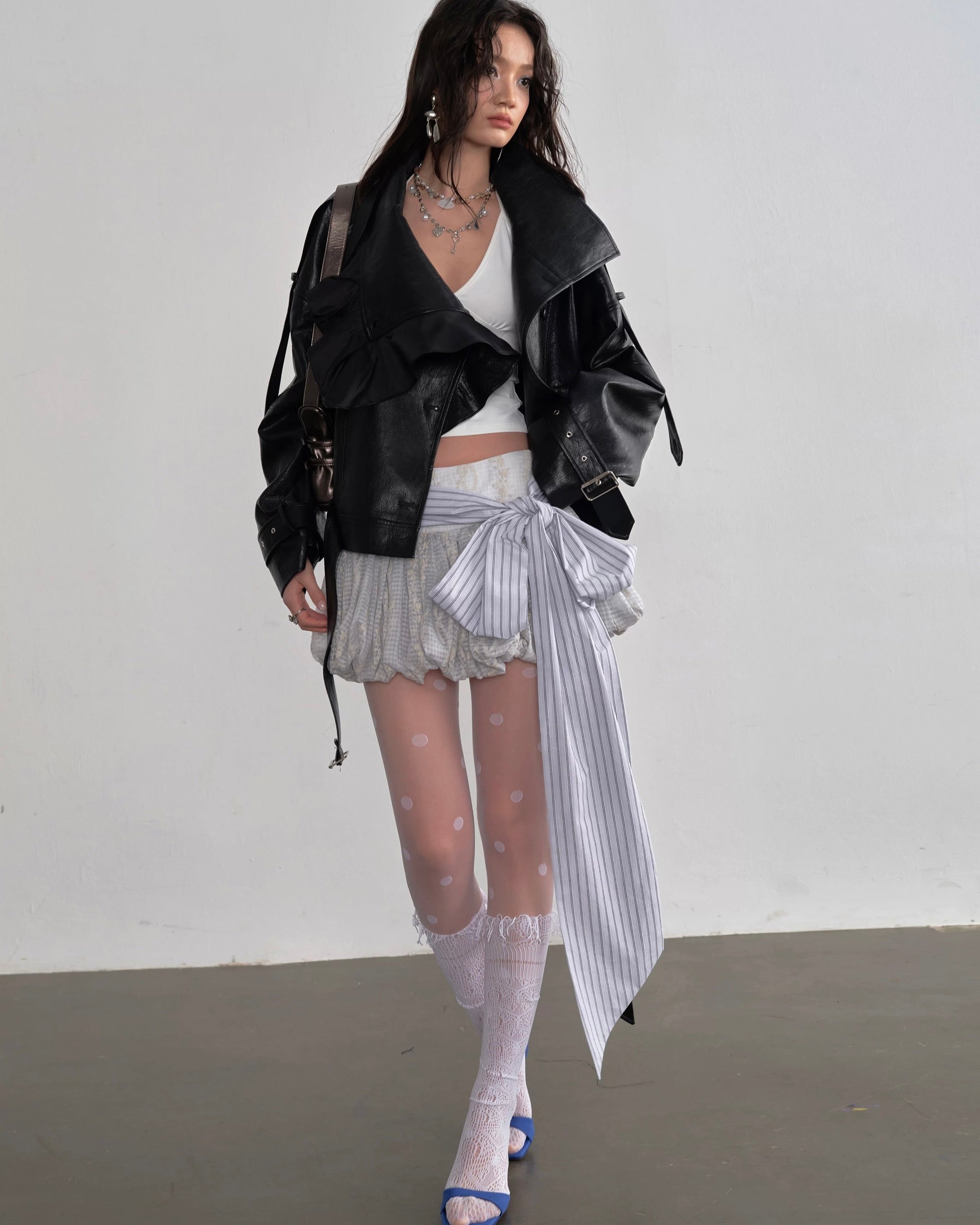 Statement Leather Jacket – Bold & Chic Style