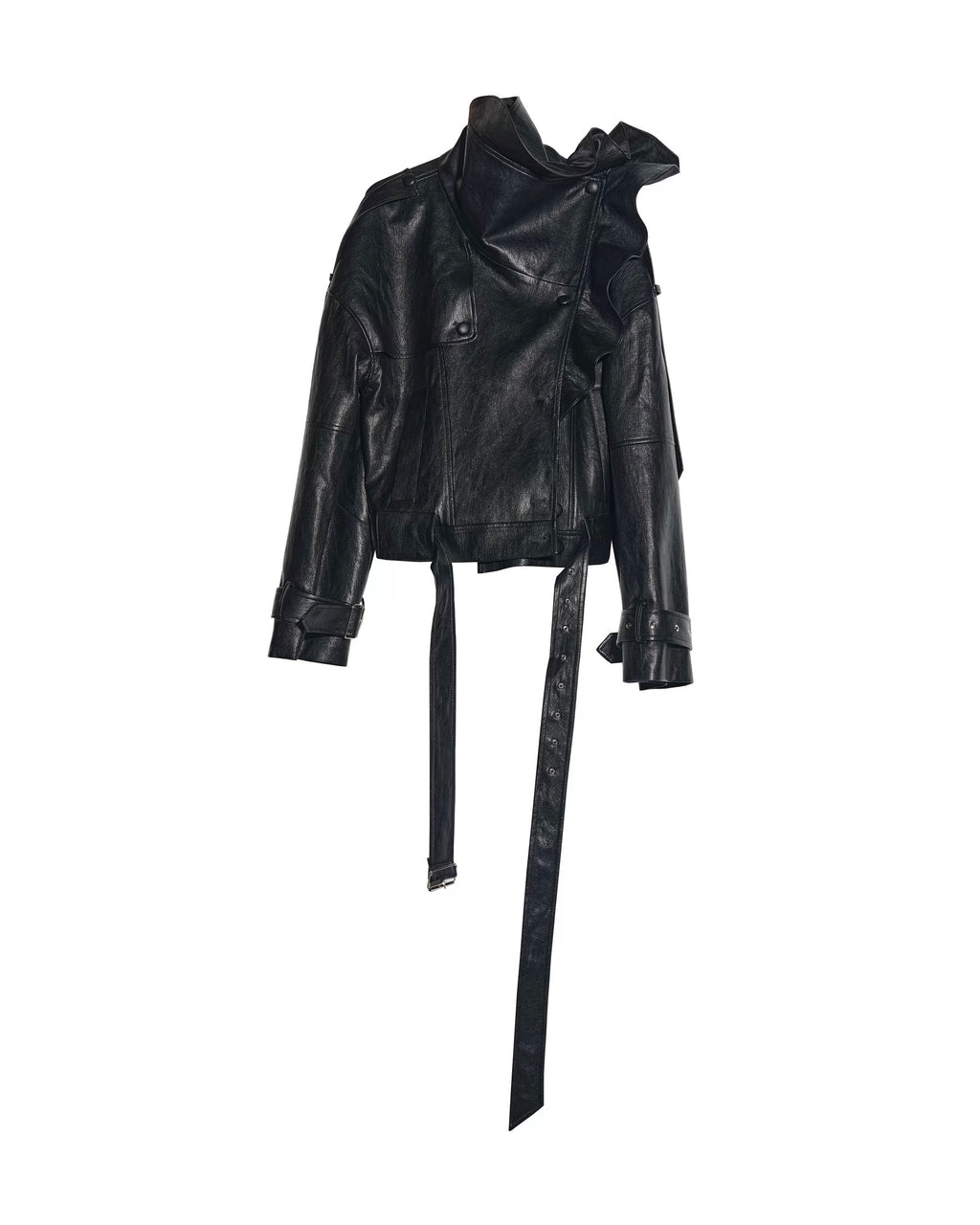 Statement Leather Jacket – Bold & Chic Style