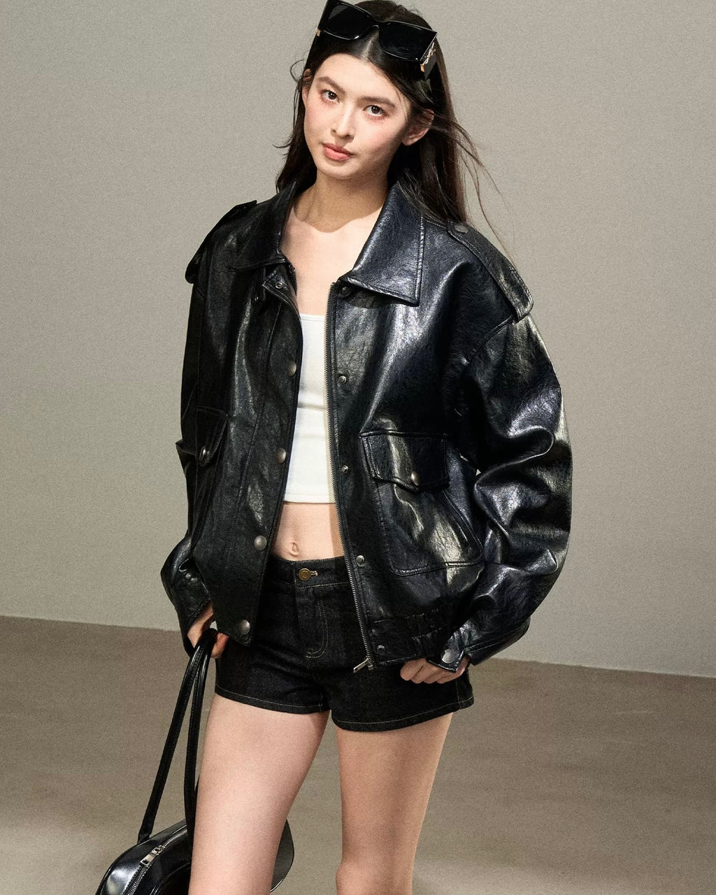 Vintage Leather Jacket – Chic & Effortless Style