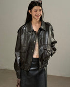 Vintage Leather Jacket – Chic & Effortless Style