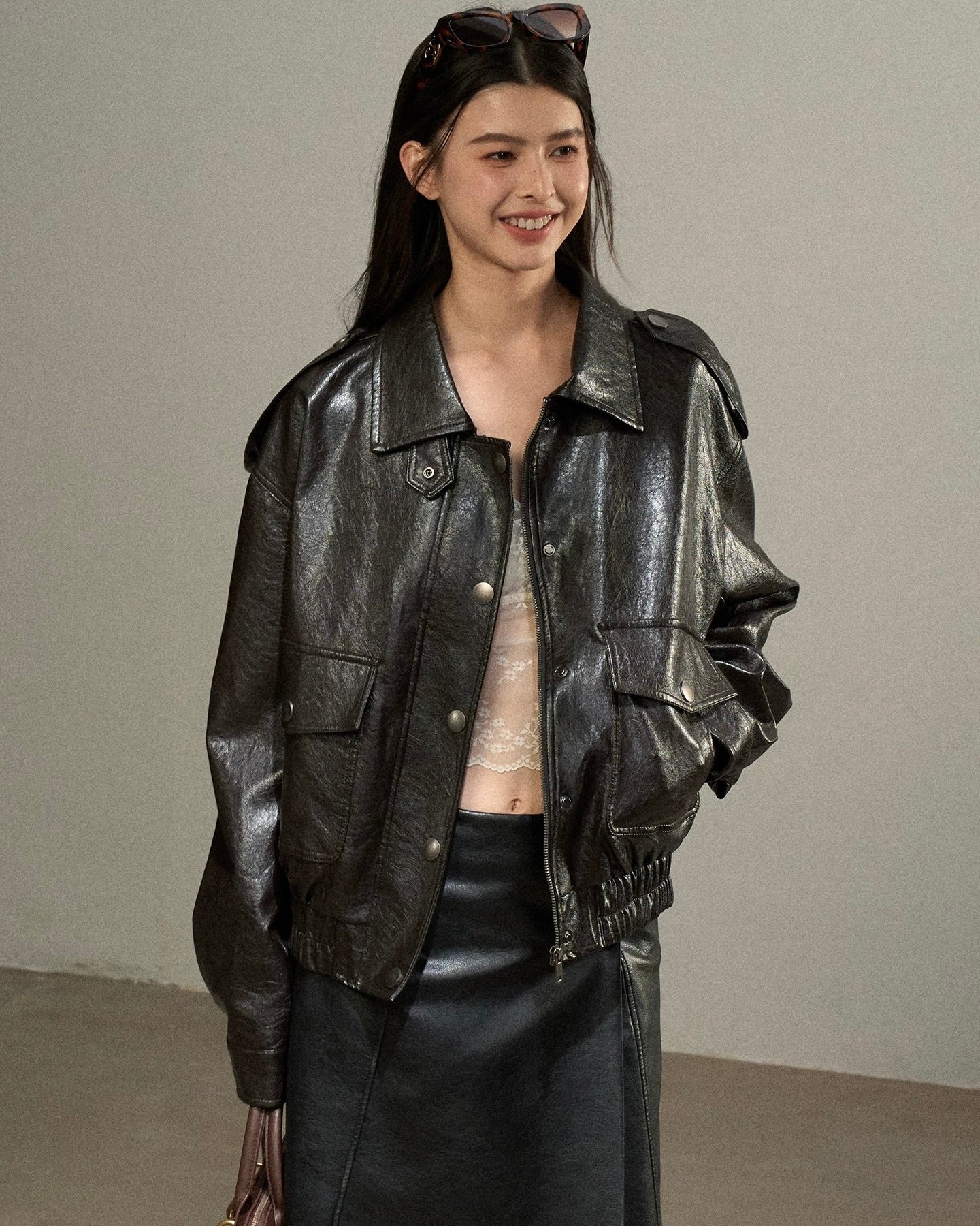 Vintage Leather Jacket – Chic & Effortless Style