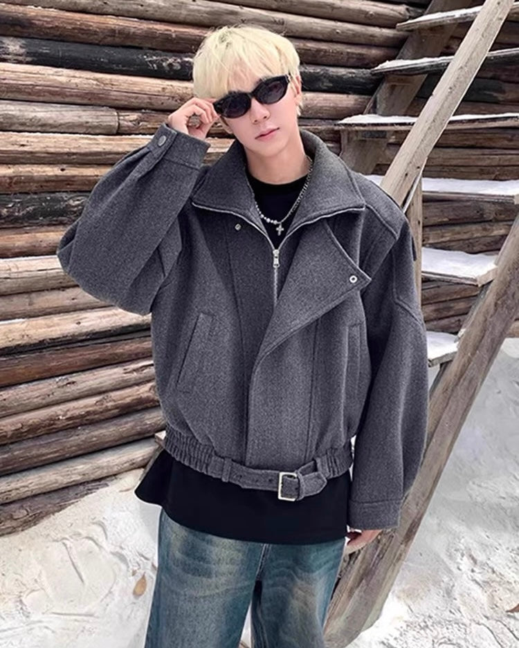 Oversized Belted Jacket
