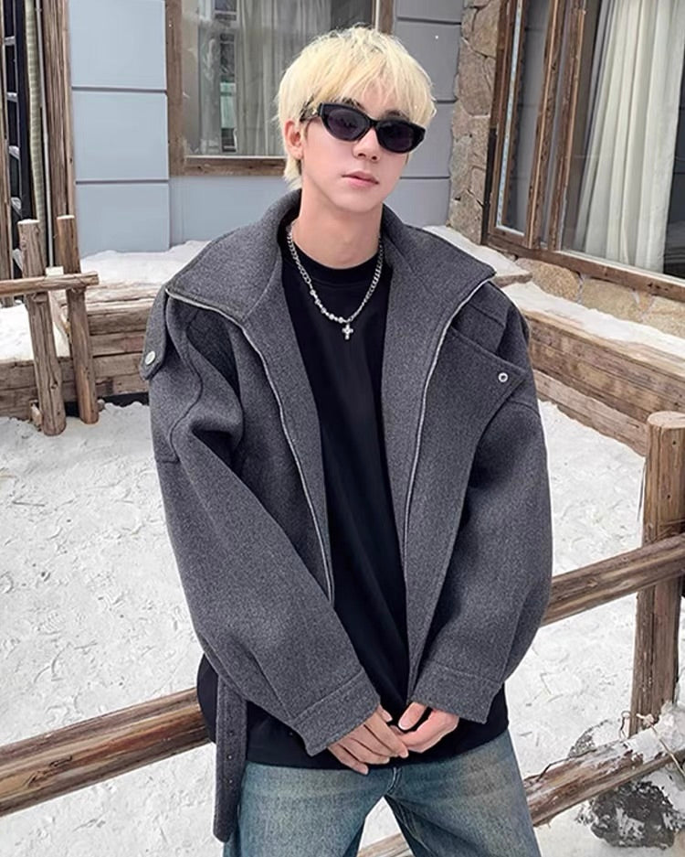 Oversized Belted Jacket