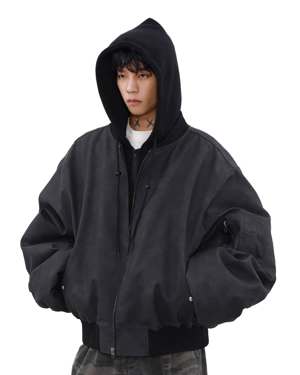 Oversized Hooded Jacket
