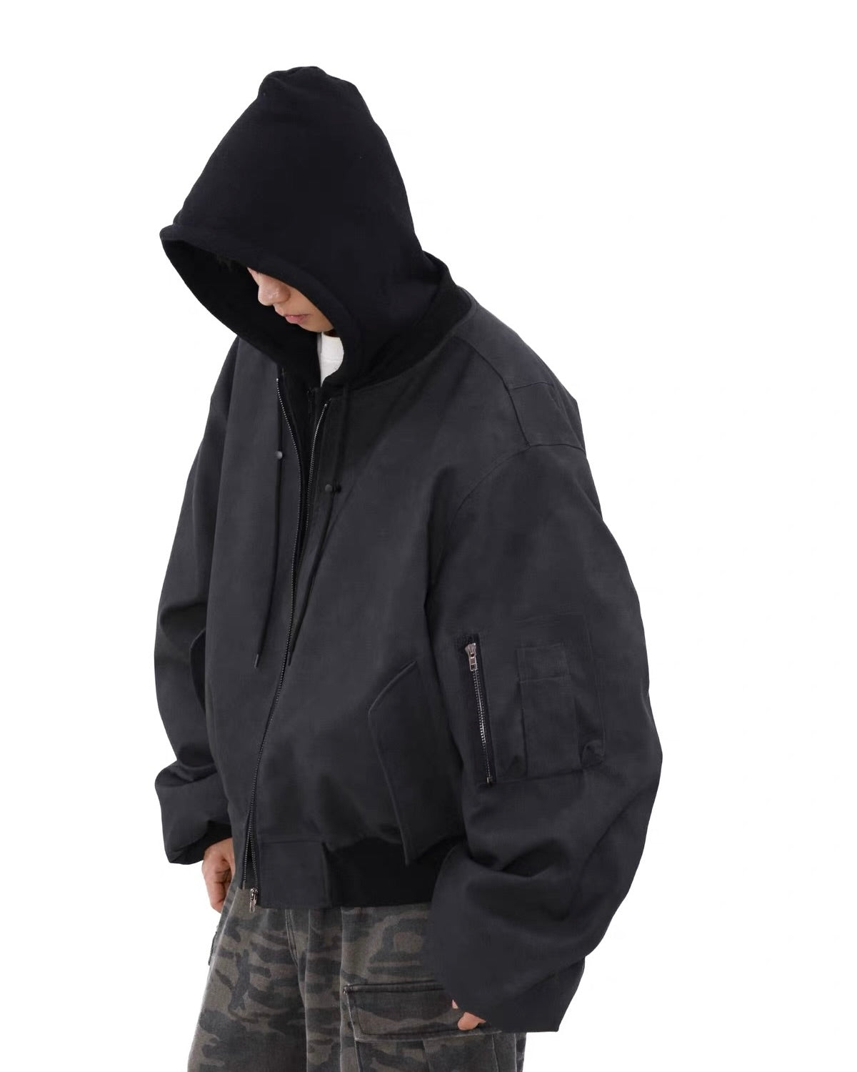 Oversized Hooded Jacket