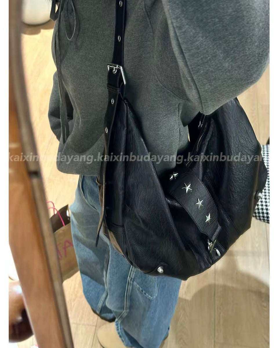 Star Accent Hobo Bag