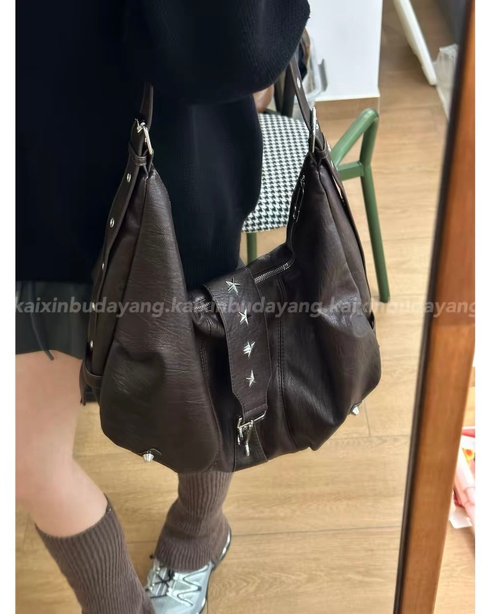 Star Accent Hobo Bag