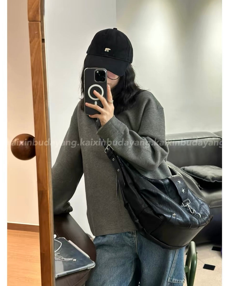 Star Accent Hobo Bag