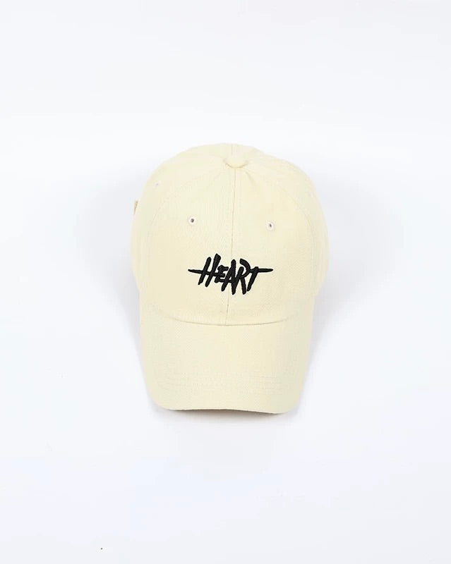 HEART Embroidered Baseball Cap