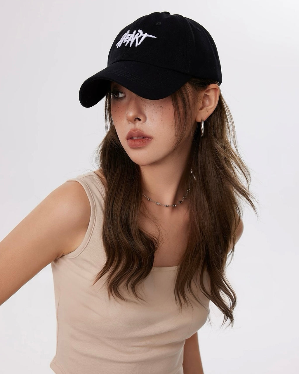HEART Embroidered Baseball Cap