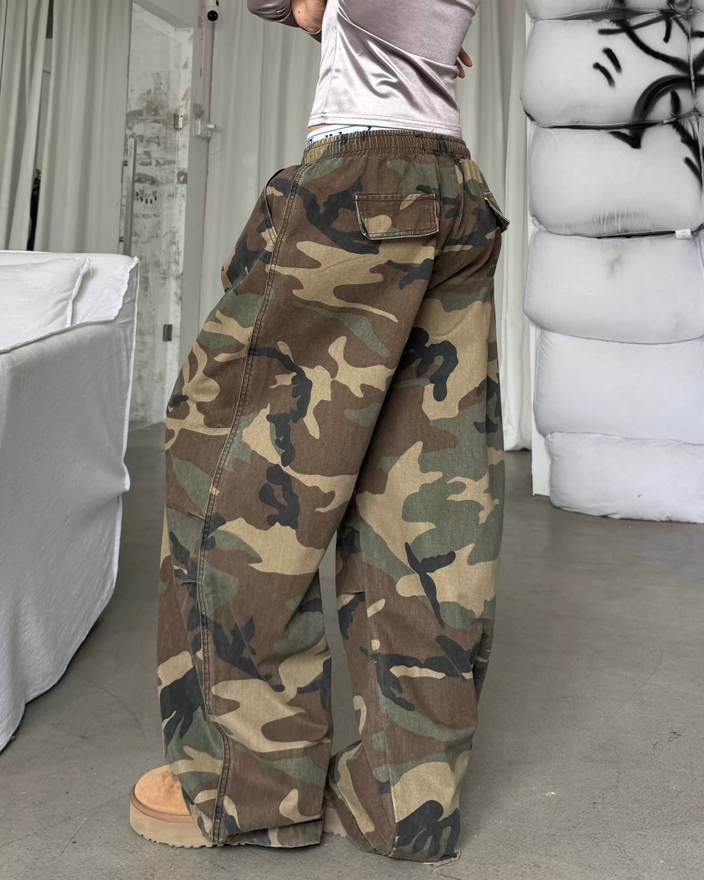 Camo Wide Pants